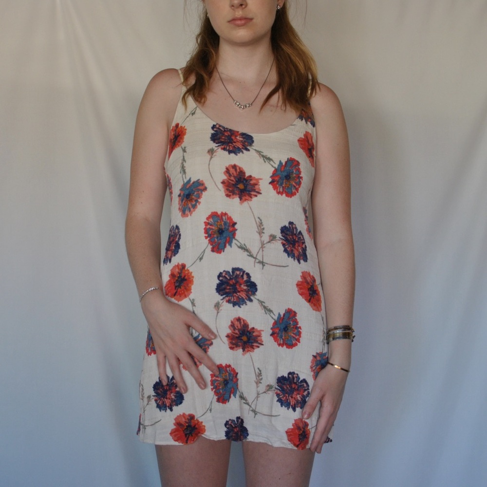 Floral Urban Outfitters Slip Dress